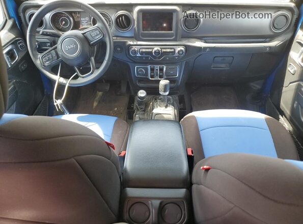 1C6HJTAG5PL575997 2023 JEEP GLADIATOR Blue Dashboard view
