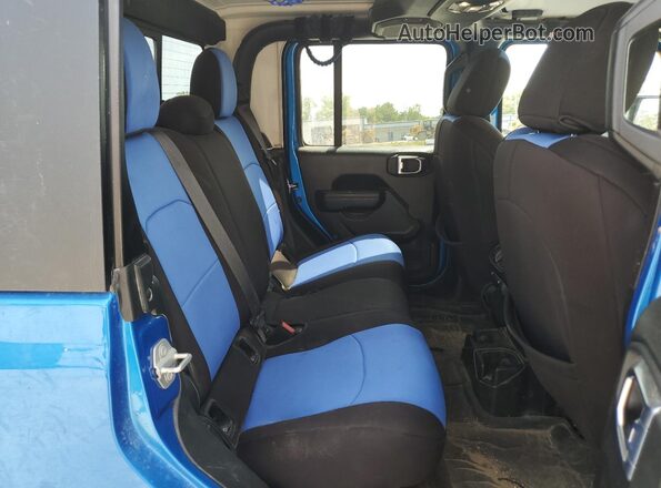 1C6HJTAG5PL575997 2023 JEEP GLADIATOR Blue Rear interior view