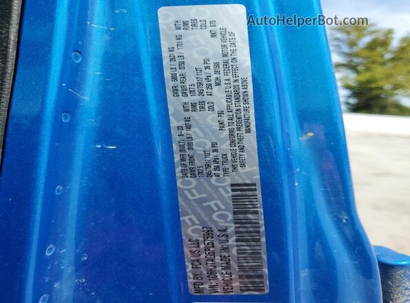 1C6HJTAG5PL575997 2023 JEEP GLADIATOR Blue VIN sticker view