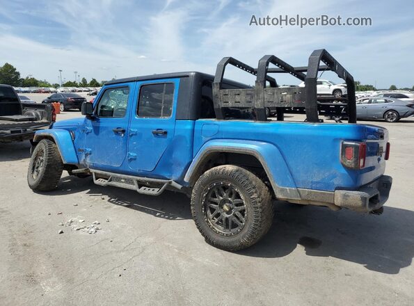 1C6HJTAG5PL575997 2023 JEEP GLADIATOR Blue Rear left