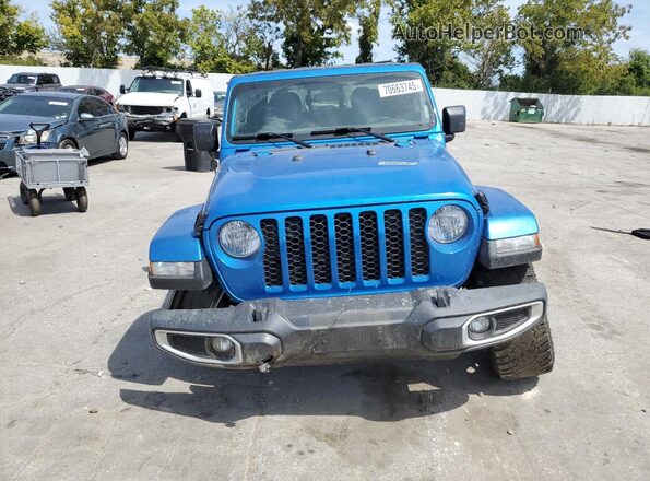 1C6HJTAG5PL575997 2023 JEEP GLADIATOR Blue Front view