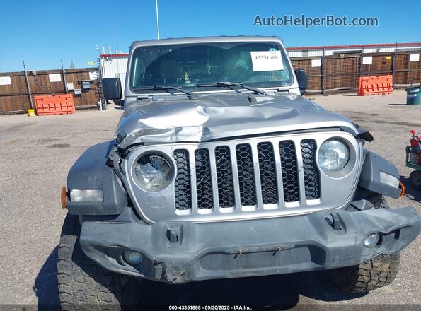 1C6HJTAG6LL108940 2020 JEEP GLADIATOR Gray Դիմացի տեսք