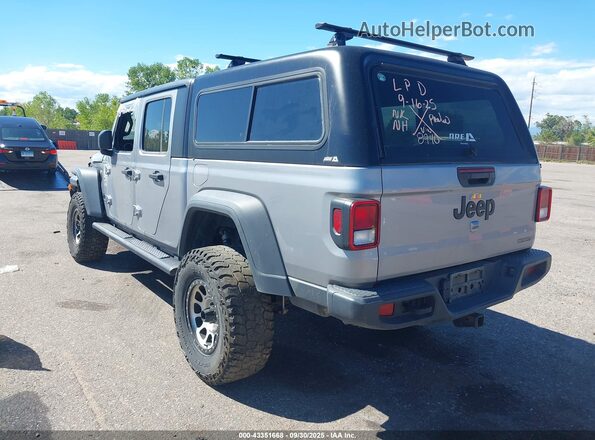 1C6HJTAG6LL108940 2020 JEEP GLADIATOR Gray Հետևի ձախ