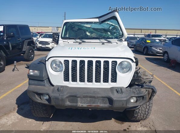 1C6HJTAG6LL125530 2020 JEEP GLADIATOR White Widok wnętrza z tyłu