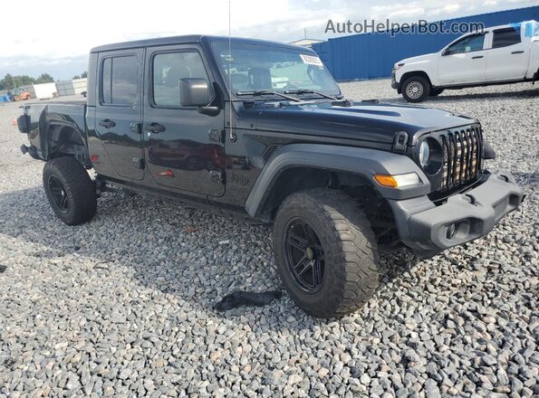 1C6HJTAG7LL140067 2020 JEEP GLADIATOR Black Передня права чверть
