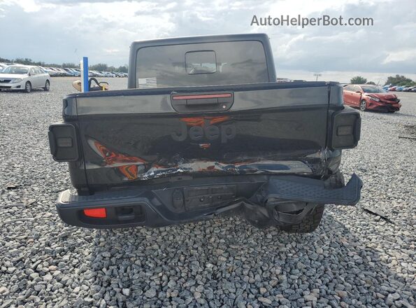 1C6HJTAG7LL140067 2020 JEEP GLADIATOR Black Вид ззаду