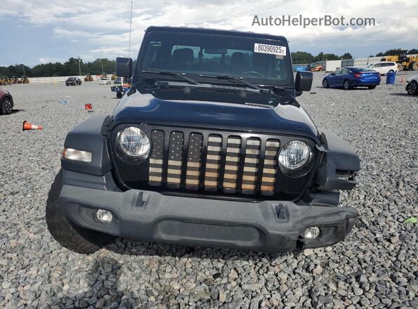 1C6HJTAG7LL140067 2020 JEEP GLADIATOR Black Вид спереду