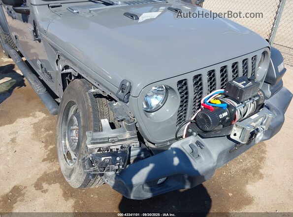 1C6HJTAG8ML598928 2021 JEEP GLADIATOR Gray Вид спереду
