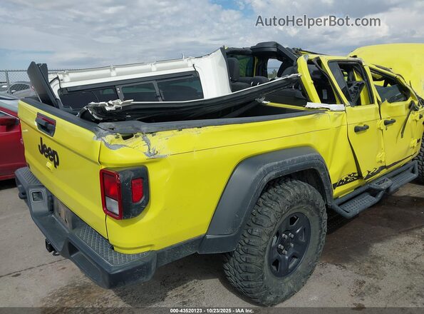 1C6HJTAG8PL568624 2023 JEEP GLADIATOR Yellow Front view