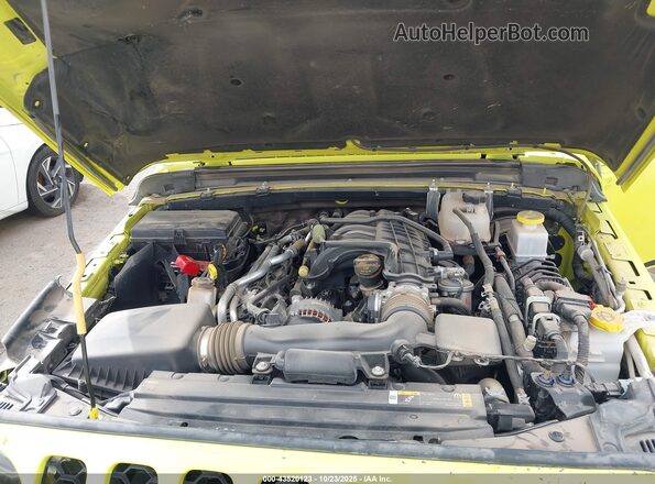 1C6HJTAG8PL568624 2023 JEEP GLADIATOR Yellow Rear view