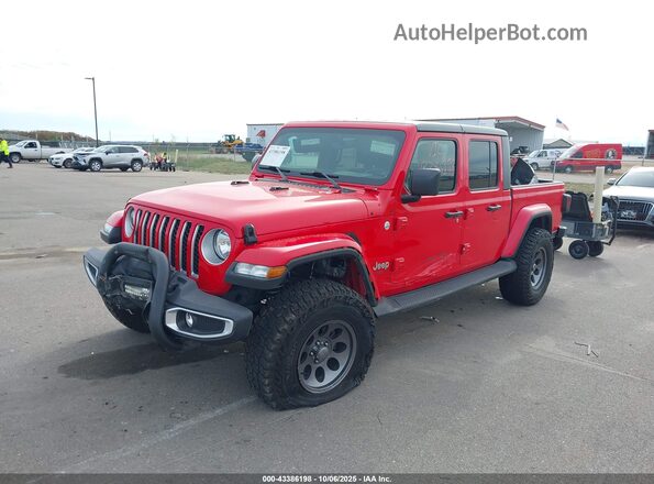 1C6HJTFG3LL119807 2020 JEEP GLADIATOR Red Передня ліва чверть
