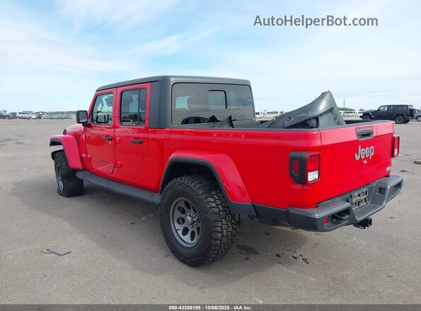 1C6HJTFG3LL119807 2020 JEEP GLADIATOR Red Задня ліва чверть