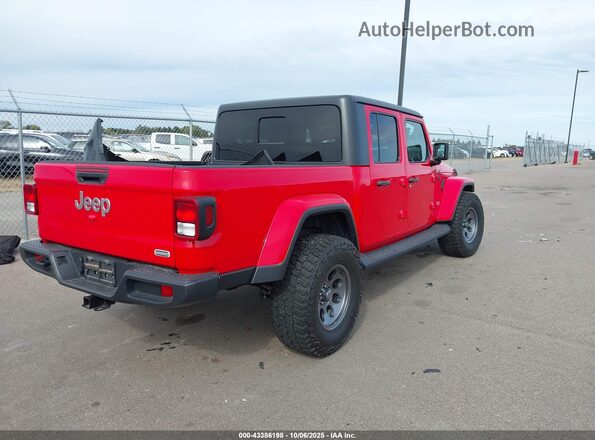1C6HJTFG3LL119807 2020 JEEP GLADIATOR Red Задня права чверть