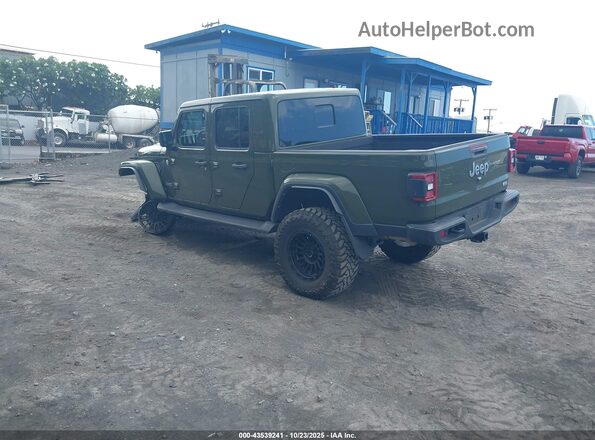 1C6HJTFG5NL155467 2022 JEEP GLADIATOR Green Հետևի ձախ