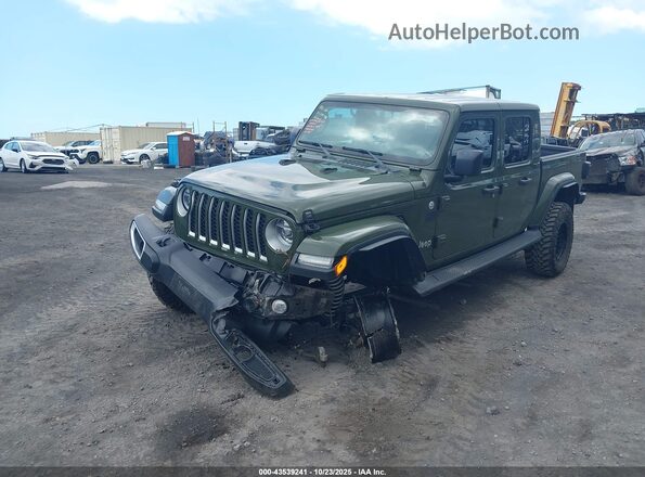 1C6HJTFG5NL155467 2022 JEEP GLADIATOR Green Դիմացի տեսք