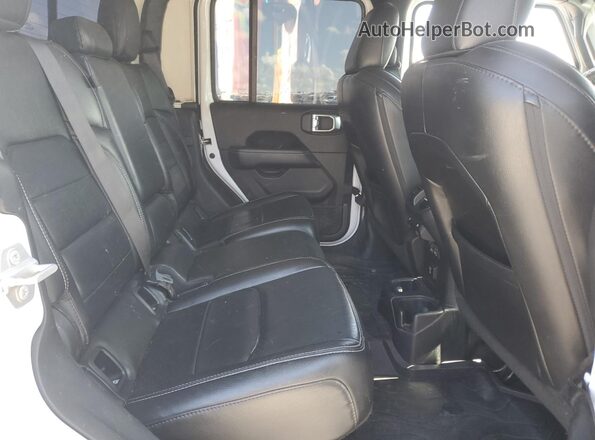 1C6HJTFG8LL115302 2020 JEEP GLADIATOR White უკანა სავარძლების ხედი