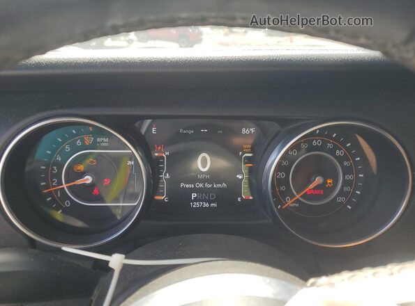 1C6HJTFG8LL115302 2020 JEEP GLADIATOR White ხელსაწყოთა პანელის ხედი