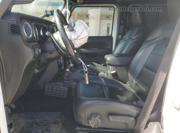 1C6HJTFG8LL115302 2020 JEEP GLADIATOR White წინა სალონის ხედი