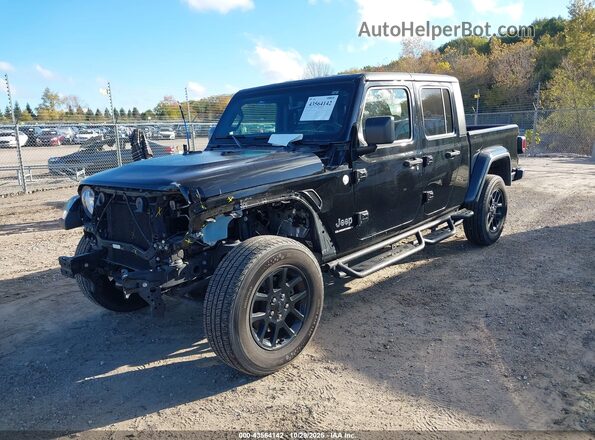 1C6HJTFG9PL564171 2023 JEEP GLADIATOR Черный Передняя левая четверть