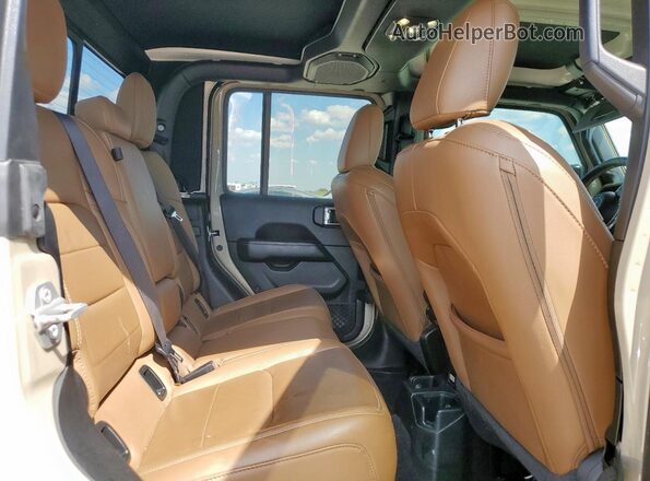 1C6HJTFGXLL206412 2020 JEEP GLADIATOR Tan Հետևի նստատեղերի տեսք