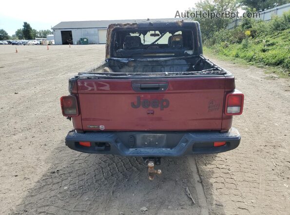 1C6JJTAM0ML526872 2021 JEEP GLADIATOR Burgundy Vista trasera