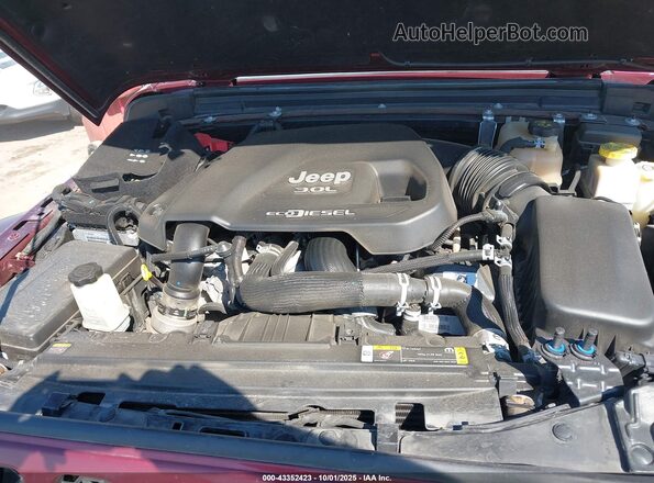 1C6JJTAM8ML603908 2021 JEEP GLADIATOR Maroon Vista trasera