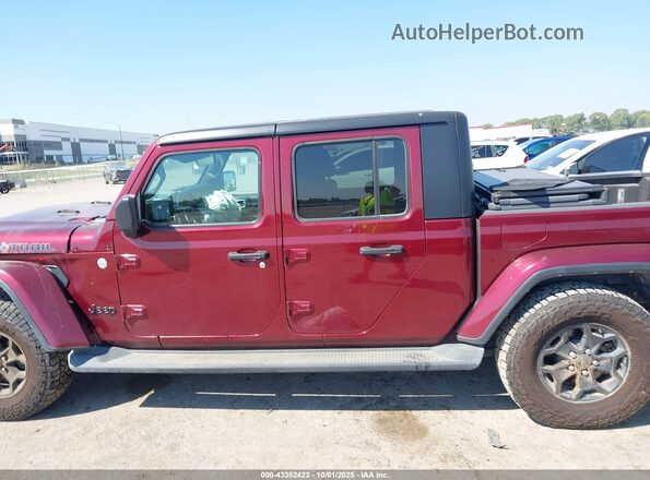 1C6JJTAM8ML603908 2021 JEEP GLADIATOR Maroon Vista interior de 360 grados