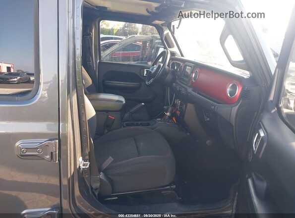1C6JJTBG2LL216357 2020 JEEP GLADIATOR Gray წინა სალონის ხედი