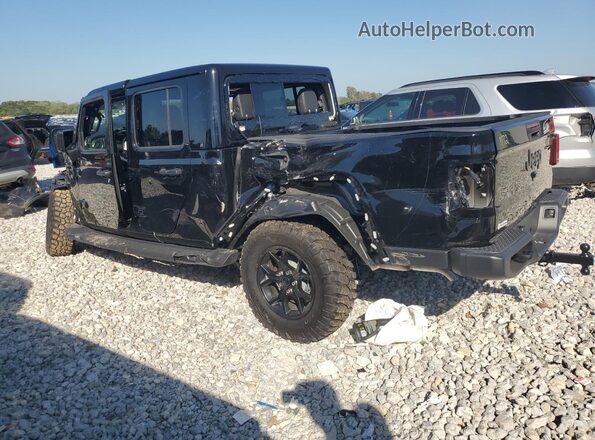 1C6PJTAG6SL531172 2025 JEEP GLADIATOR Black Tył lewy