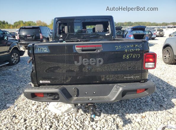 1C6PJTAG6SL531172 2025 JEEP GLADIATOR Black Widok z tyłu