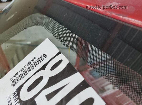 1C6RR6LG9NS161152 2022 RAM 1500 Red 