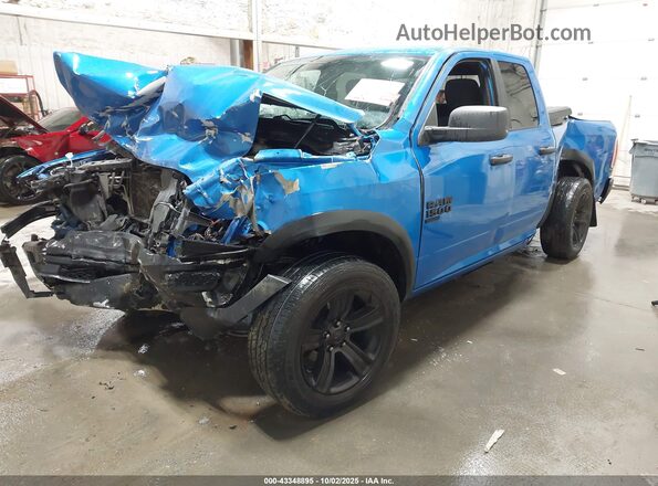1C6RR7GG5MS522987 2021 RAM 1500 CLASSIC Синий Передняя левая четверть
