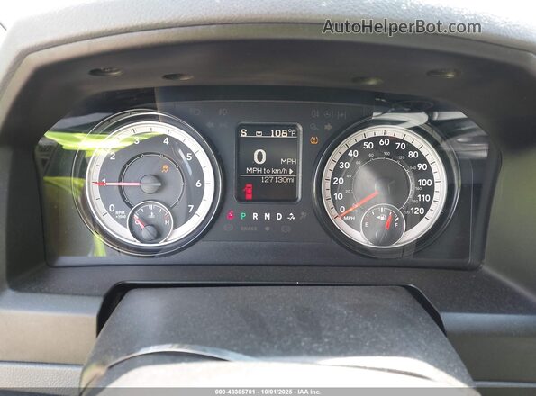 1C6RR7TT3LS120290 2020 RAM 1500 CLASSIC Black უკანა სავარძლების ხედი