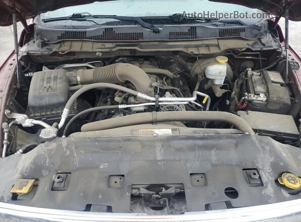 1C6RR7TT3LS161616 2020 RAM 1500 Maroon უკანა სალონის ხედი