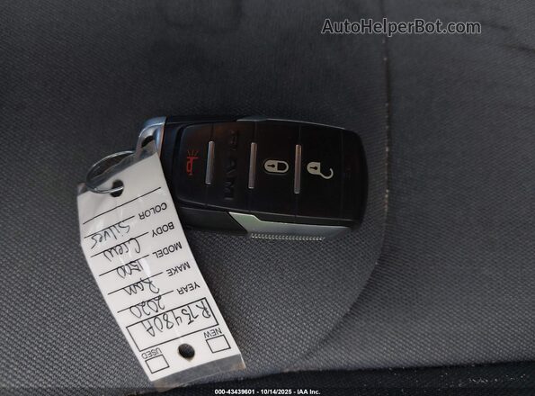 1C6RREFT2LN354337 2020 RAM 1500 Silver წინა პანელის ხედი