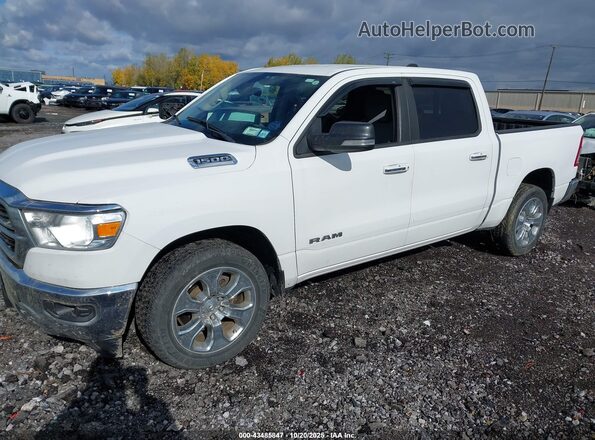 1C6RRFFG7LN335632 2020 RAM 1500 White წინა მარცხენა ხედი სამი მეოთხედიდან
