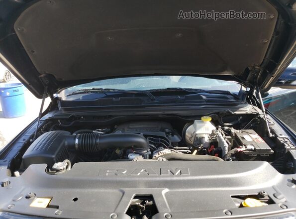 1C6SRFBT6LN217463 2020 RAM 1500 Black უკანა სალონის ხედი