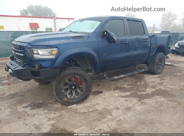 1C6SRFFT0PN549964 2023 RAM 1500 Blue Առջևի ձախ երեք քառորդ տեսարան