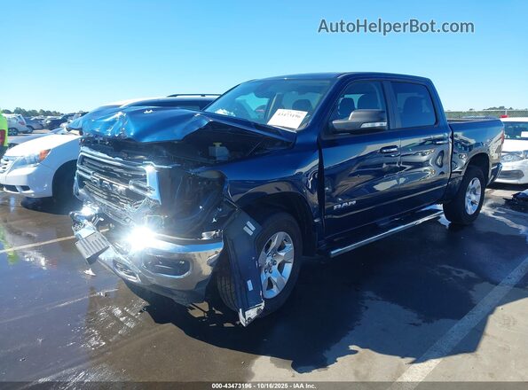 1C6SRFFT2LN418965 2020 RAM 1500 Blue წინა მარცხენა ხედი სამი მეოთხედიდან