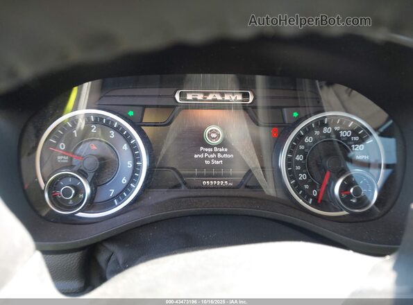 1C6SRFFT2LN418965 2020 RAM 1500 Blue უკანა სავარძლების ხედი