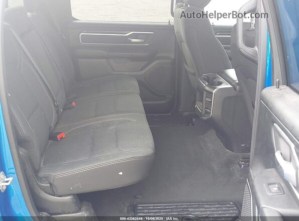 1C6SRFFT3LN362079 2020 RAM 1500 Blue VIN კოდის სტიკერის ხედი