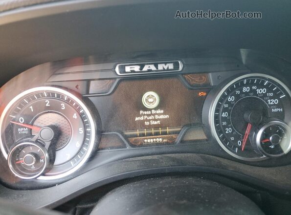 1C6SRFFT3NN139723 2022 RAM 1500 Black Widok zestawu wskaźników