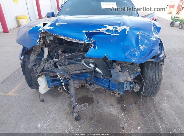 1FA6P8AM0H5226629 2017 FORD MUSTANG Blue Widok z przodu