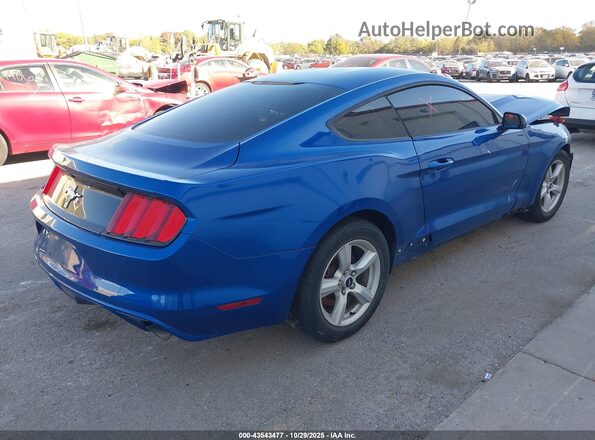 1FA6P8AM0H5226629 2017 FORD MUSTANG Blue Tył prawy