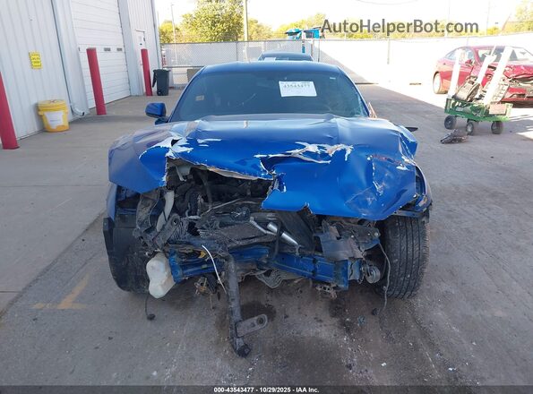 1FA6P8AM0H5226629 2017 FORD MUSTANG Blue Widok zestawu wskaźników