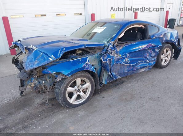 1FA6P8AM0H5226629 2017 FORD MUSTANG Blue Przód lewy