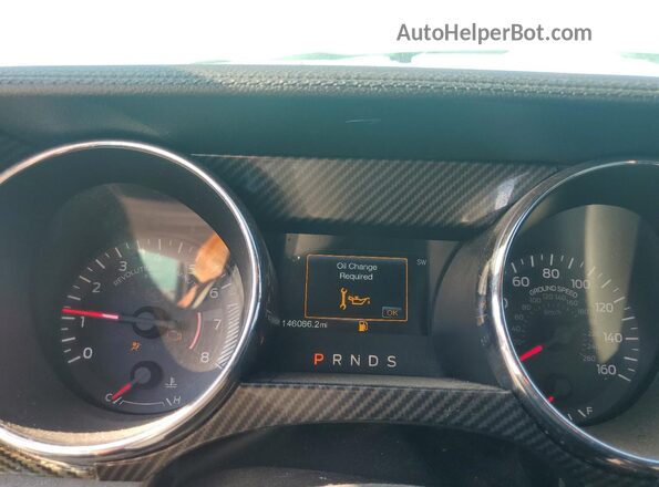 1FA6P8AM3G5224579 2016 FORD MUSTANG Turquoise Vista del cuadro de instrumentos
