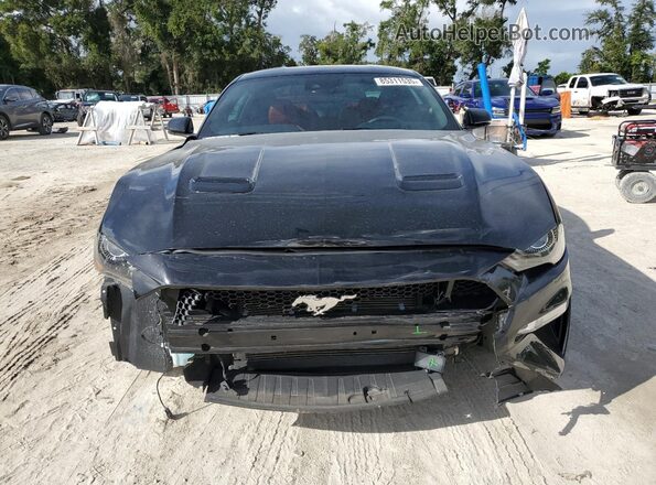 1FA6P8CF0L5114842 2020 FORD MUSTANG Black Դիմացի տեսք