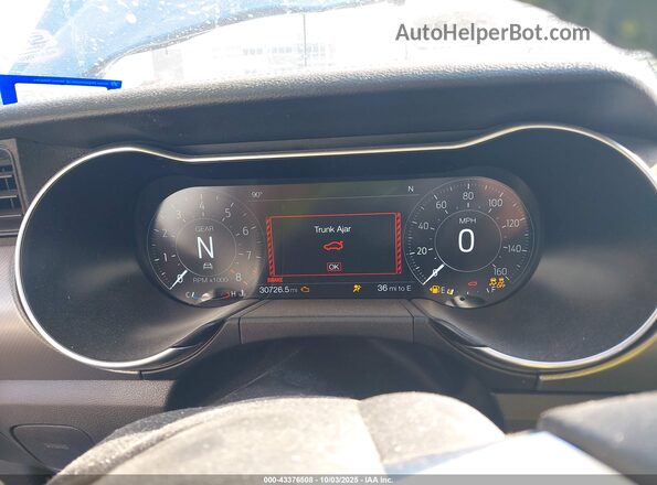 1FA6P8CF1M5139430 2021 FORD MUSTANG Blue Դիմացի տեսք