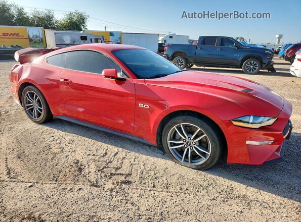 1FA6P8CF2K5201804 2019 FORD MUSTANG Red Front right